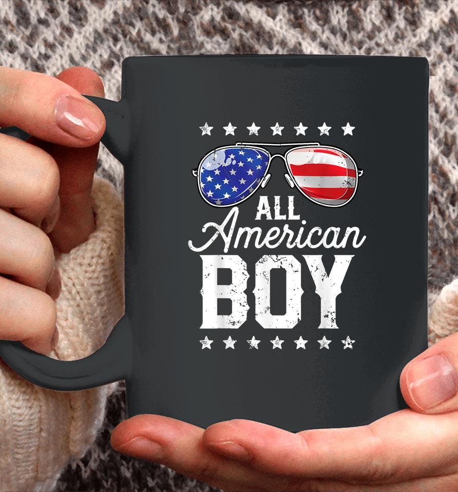 All American Boy 4Th Of July Boys Kids Sunglasses Family Coffee Mug