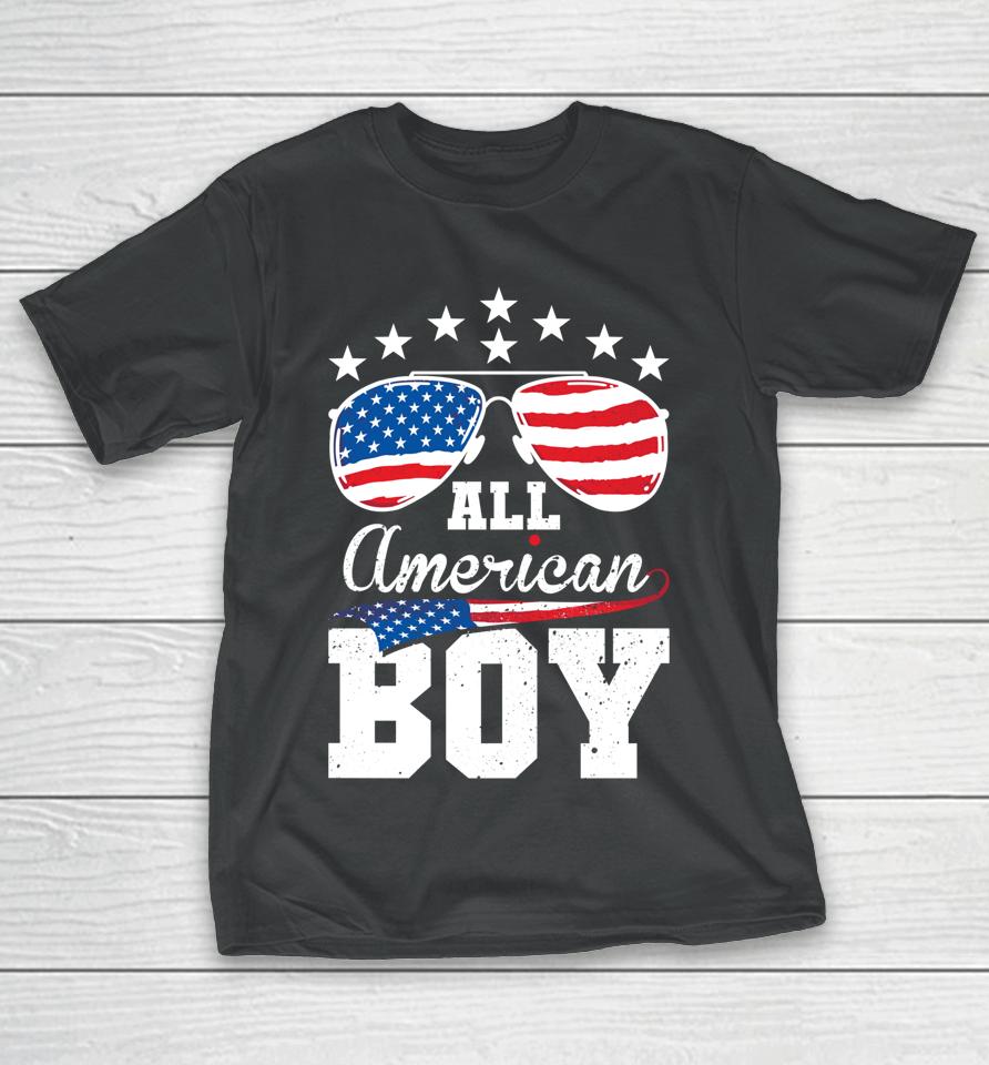 All American Boy 4Th Of July Matching Family T-Shirt