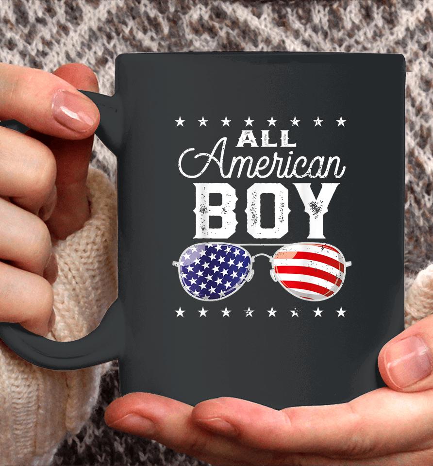 All American Boy 4Th Of July Usa Sunglasses Family Matching Coffee Mug