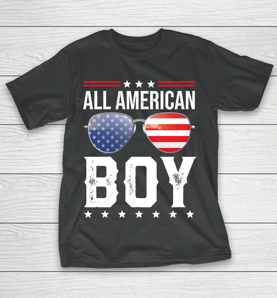 All American Boy Matching Family Fourth 4Th Of July American T-Shirt