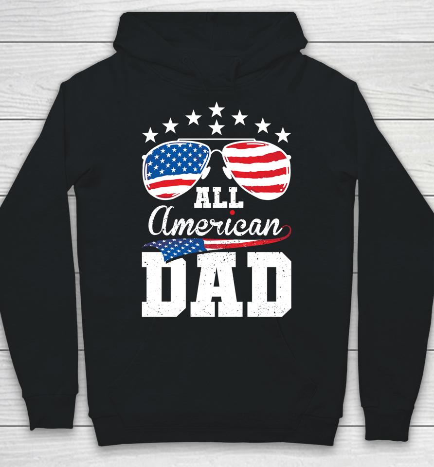 All American Dad 4Th Of July Matching Family Hoodie