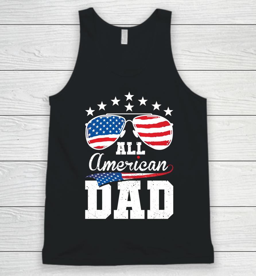 All American Dad 4Th Of July Matching Family Unisex Tank Top