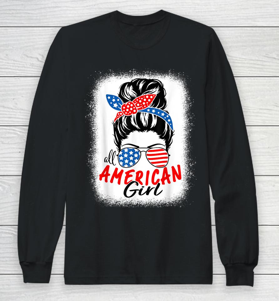 All American Girl 4Th Of July American Long Sleeve T-Shirt
