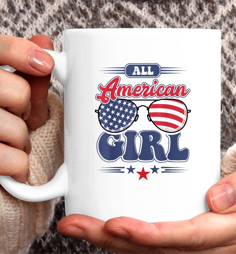 All American Girl 4Th Of July Family Matching Coffee Mug