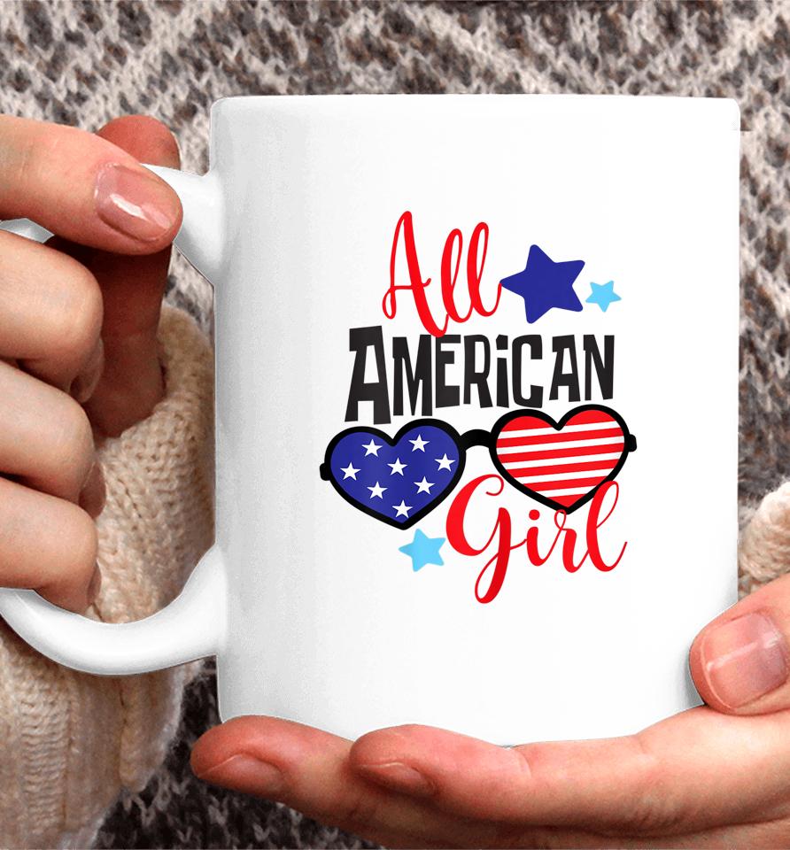 All American Girl Patriotic July 4Th Coffee Mug