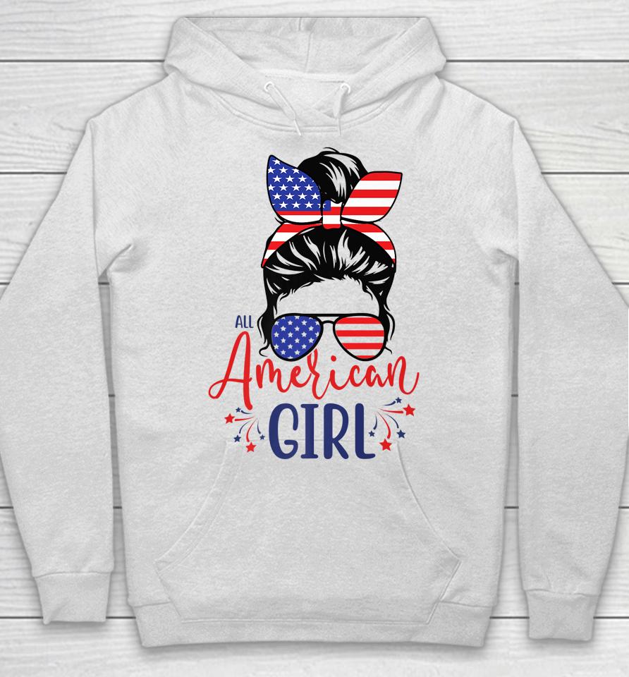 All American Girls Funny 4Th Of July Hoodie