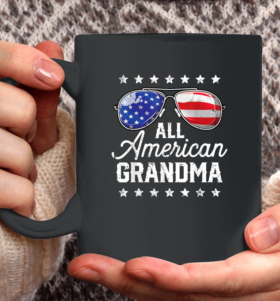 All American Grandma 4Th Of July Family Matching Sunglasses Coffee Mug