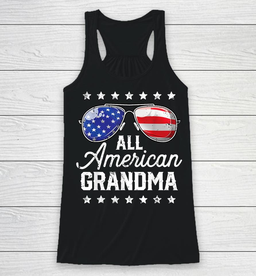 All American Grandma 4Th Of July Family Matching Sunglasses Racerback Tank