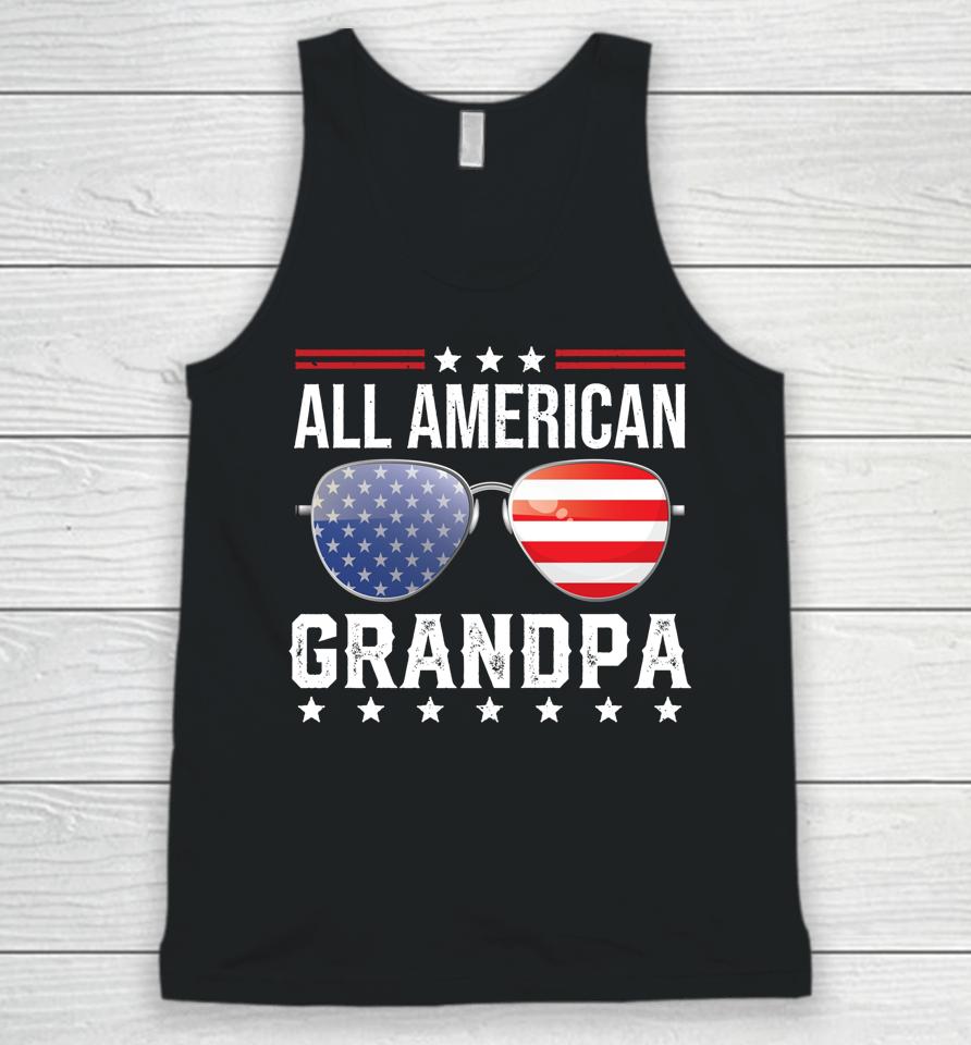 All American Grandpa Matching Family Fourth 4Th Of July Unisex Tank Top