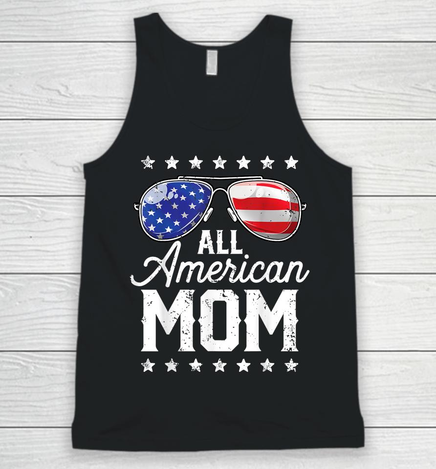 All American Mom 4Th Of July Mothers Day Unisex Tank Top