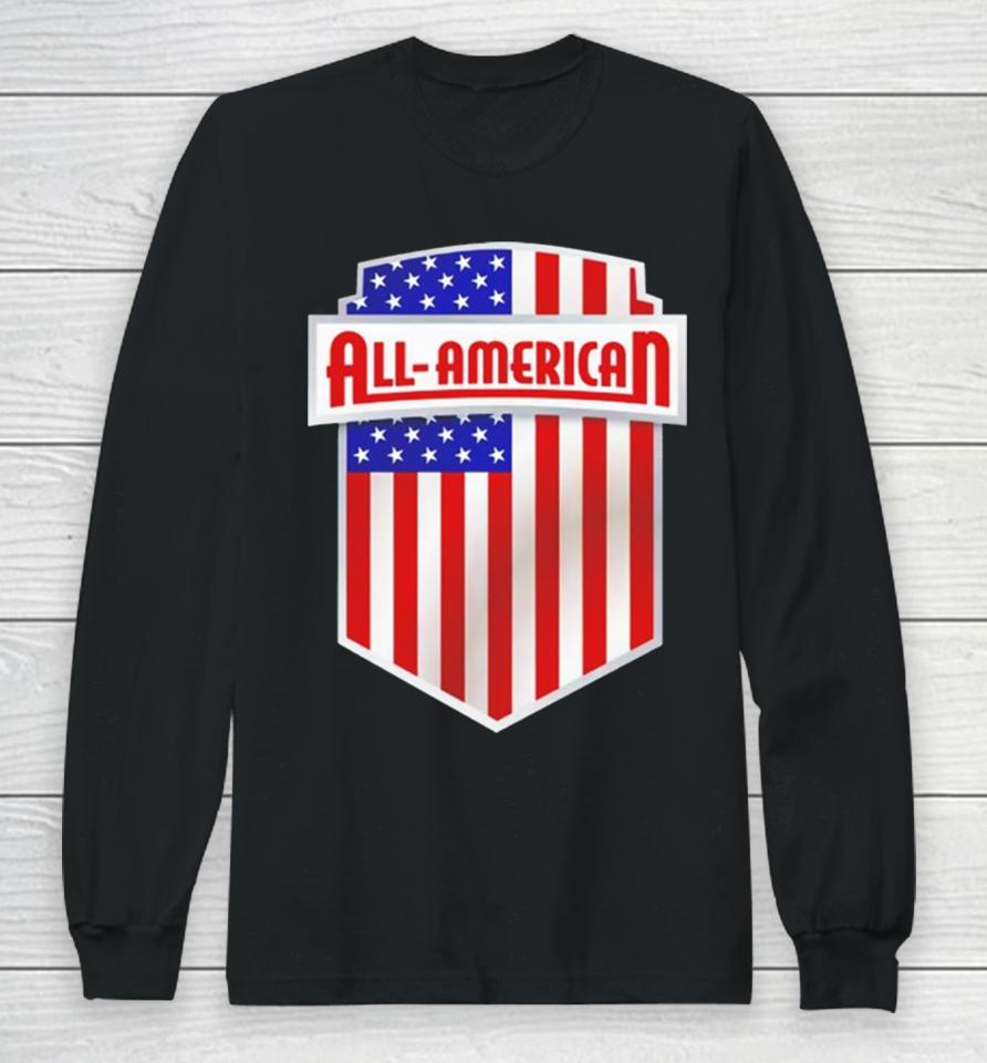 All American Usa Flag Long Sleeve T-Shirt