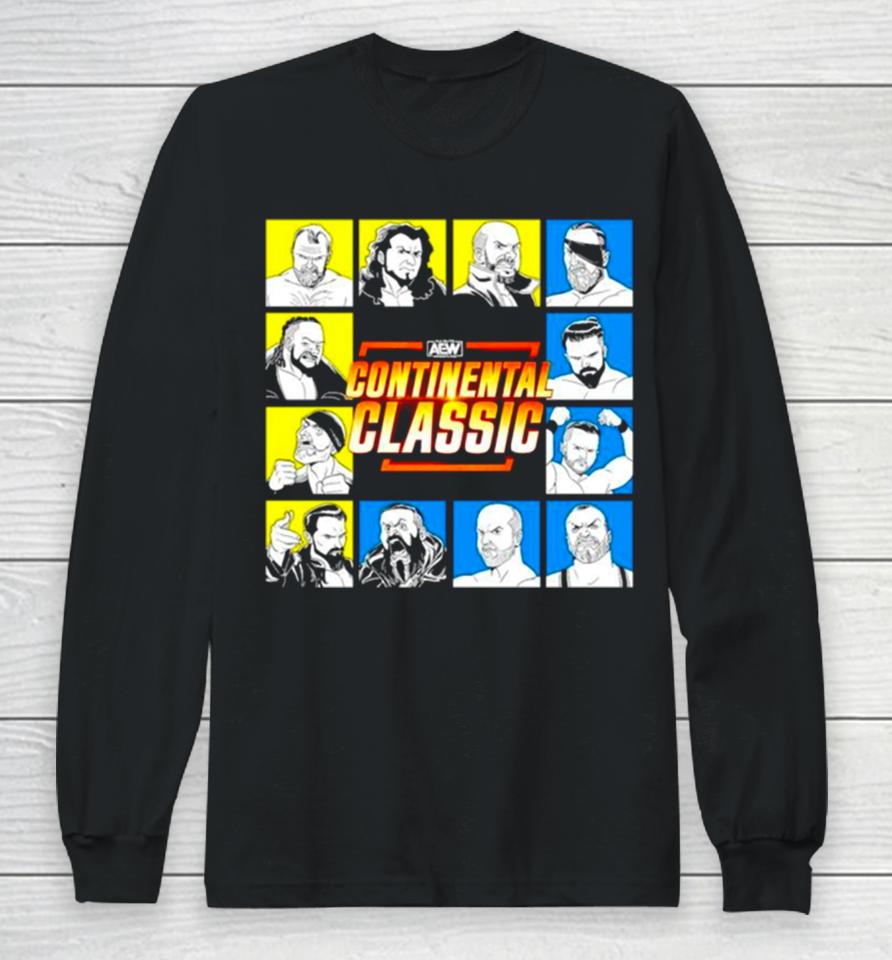 All Elite Wrestling Aew Continental Classic Tournament Lineup Long Sleeve T-Shirt