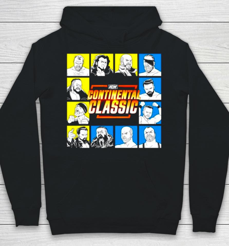 All Elite Wrestling Aew Continental Classic Tournament Lineup Hoodie