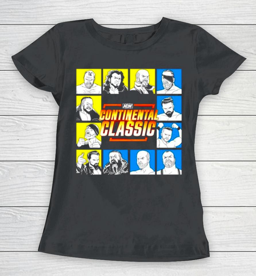 All Elite Wrestling Aew Continental Classic Tournament Lineup Women T-Shirt
