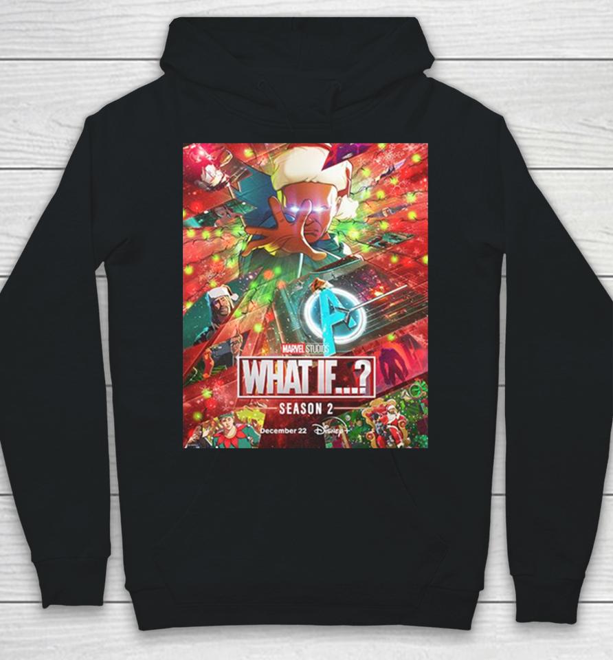 All New Episodes Of Marvel Studios What If Are Coming To Disney Plus On December 12 Holiday Poster Gift Hoodie