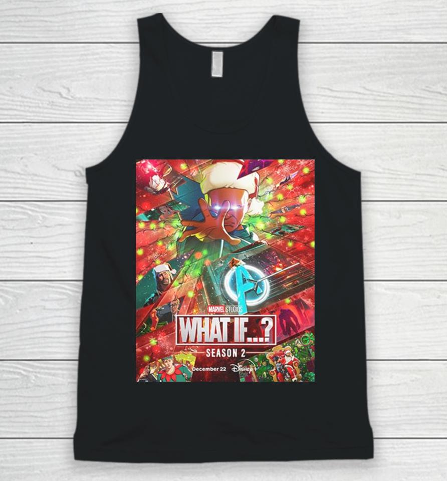 All New Episodes Of Marvel Studios What If Are Coming To Disney Plus On December 12 Holiday Poster Gift Unisex Tank Top