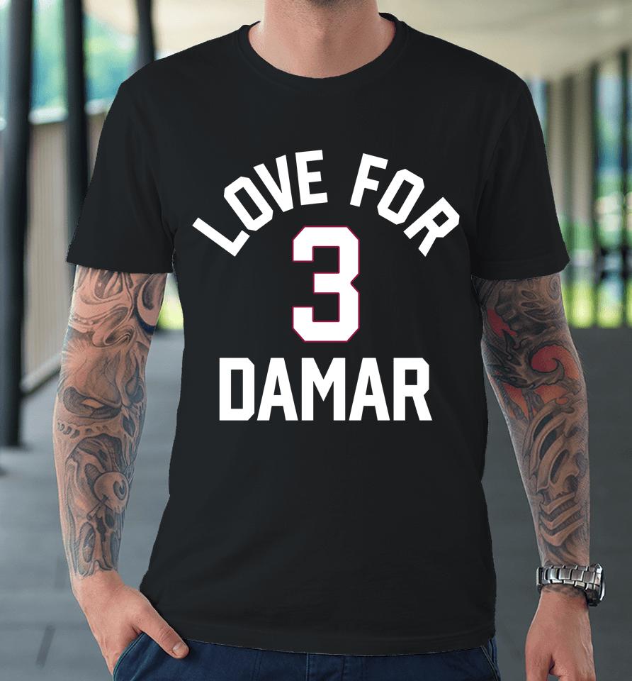 All Nfl Teams Honored Damar Hamlin In Shirt Love For 3 Damar 2022 Premium T-Shirt