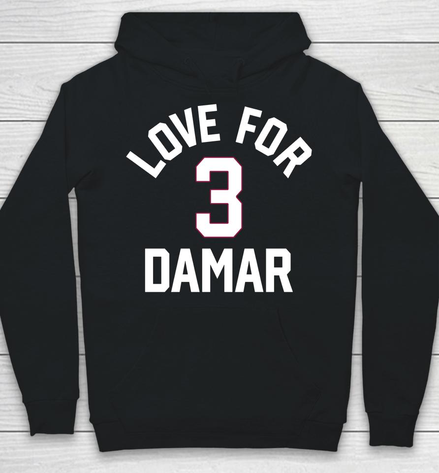 All Nfl Teams Honored Damar Hamlin In Shirt Love For 3 Damar 2022 Hoodie