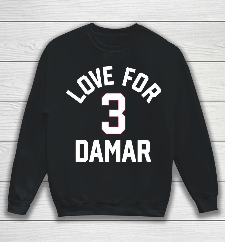 All Nfl Teams Honored Damar Hamlin In Shirt Love For 3 Damar 2022 Sweatshirt