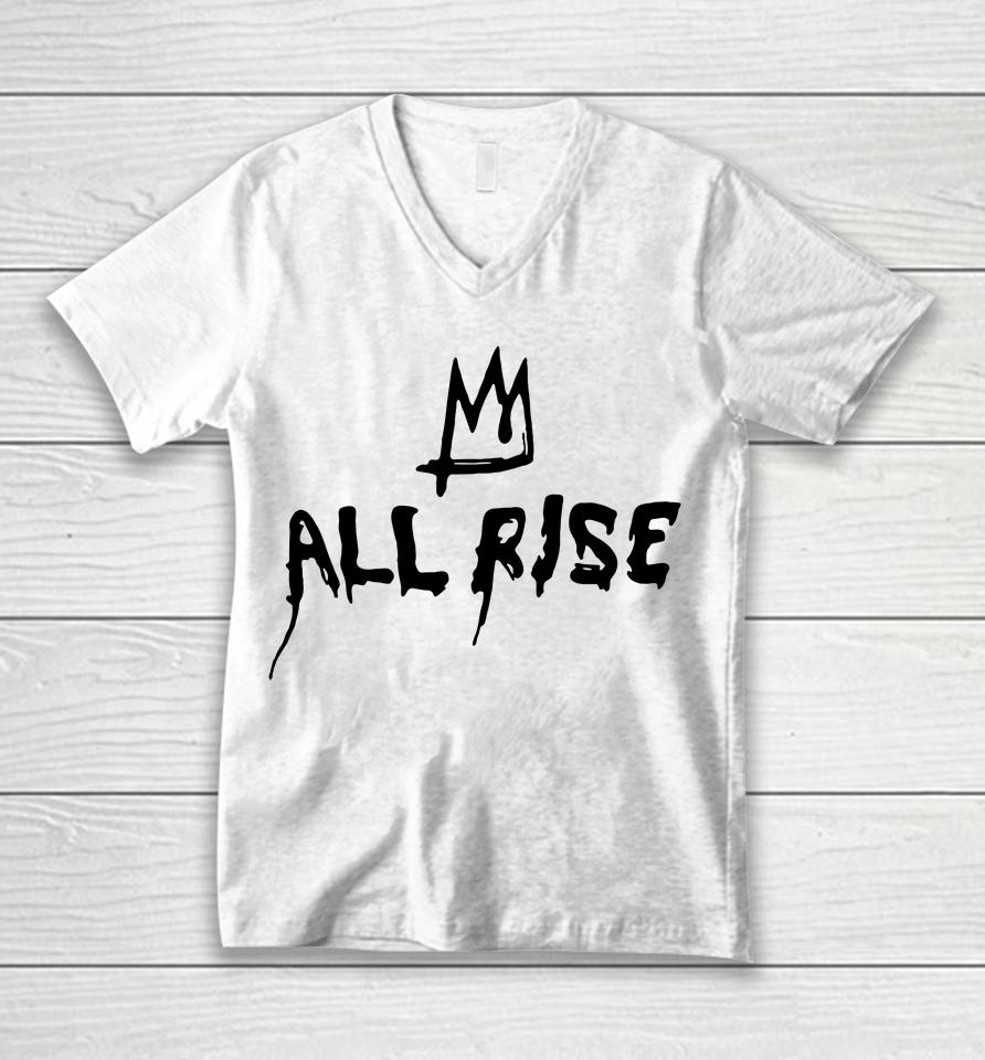 All Rise Unisex V-Neck T-Shirt