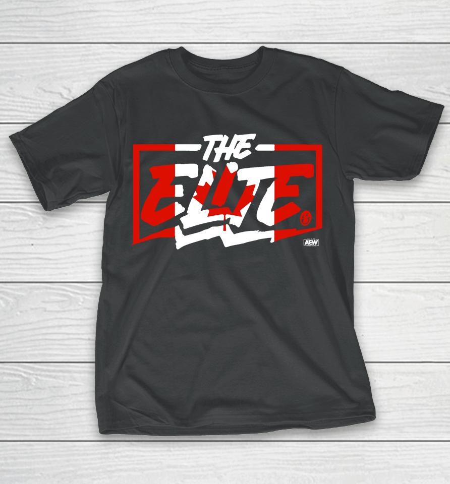 Allelitekyle The Elite Canada Flag Aew T-Shirt