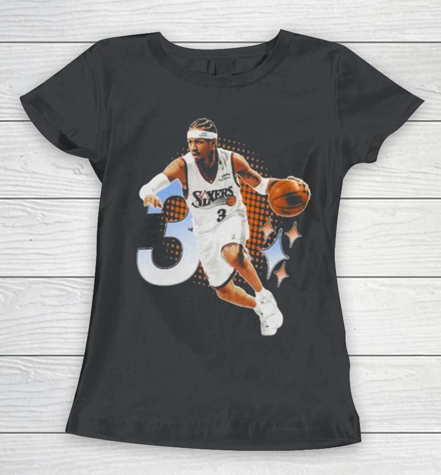 Allen Iverson V2 Philadelphia 76Ers Women T-Shirt