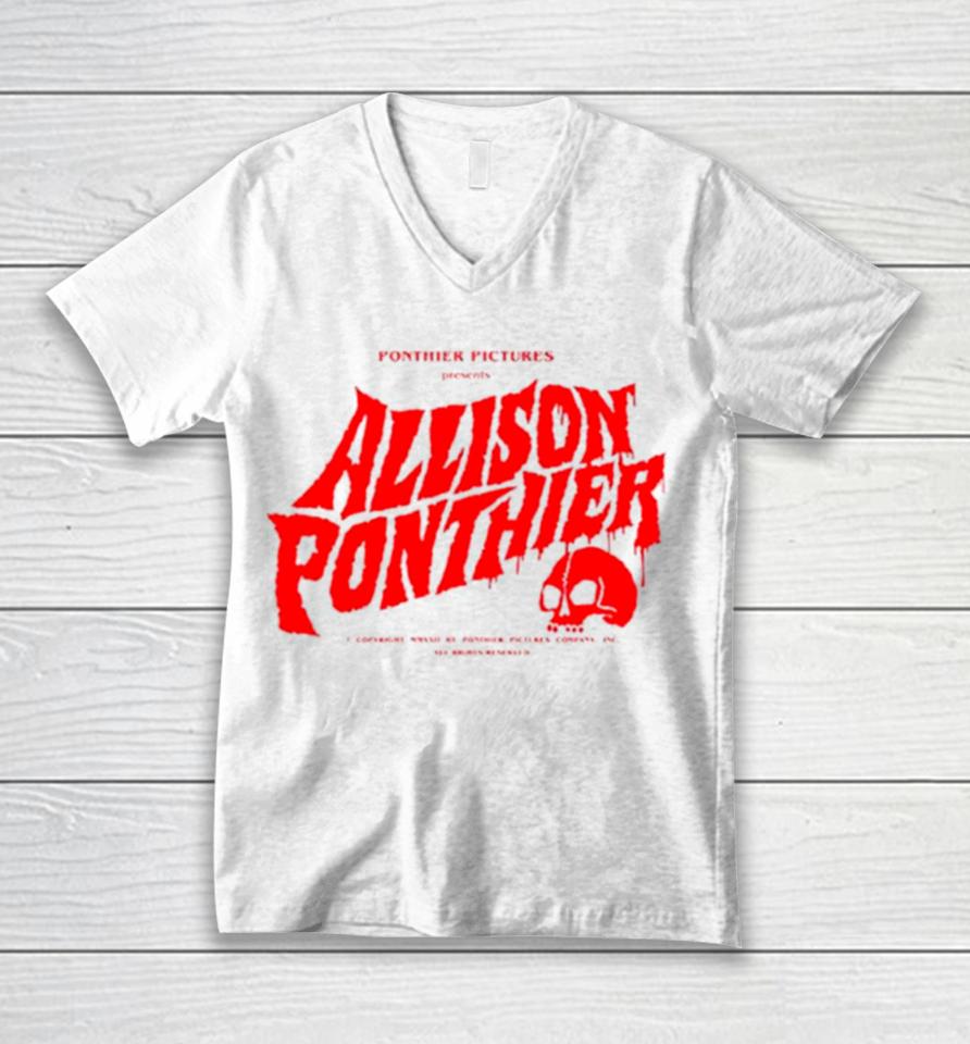Allison Ponthier Bloody Unisex V-Neck T-Shirt