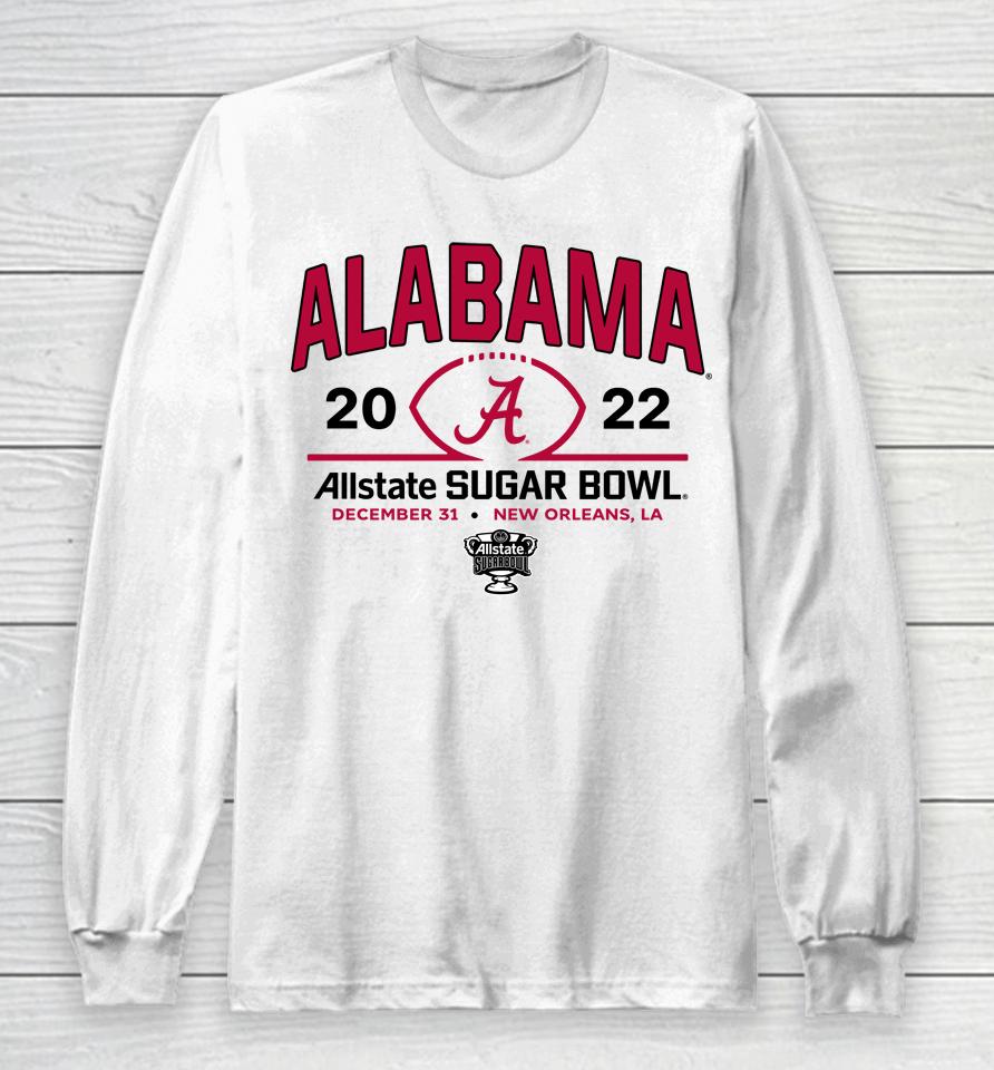 Allstate Sugar Bowl 2022 Alabama Team Ncaa Allstate Sugar Bowl Official Long Sleeve T-Shirt