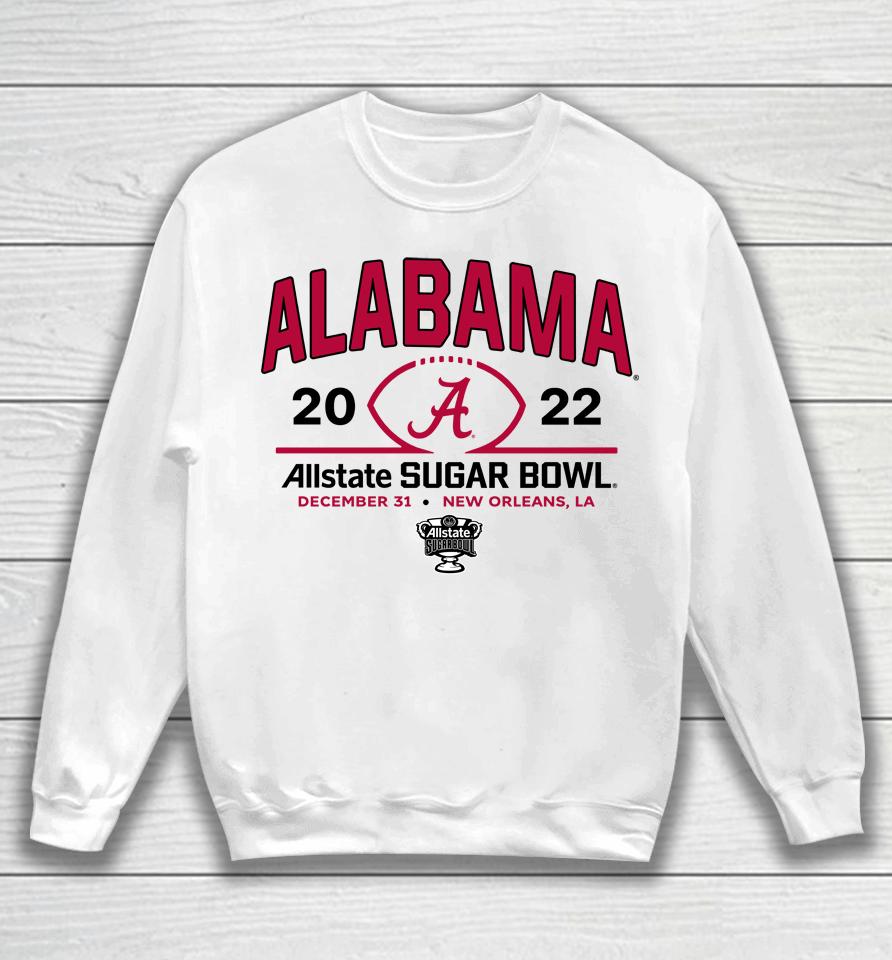 Allstate Sugar Bowl 2022 Alabama Team Ncaa Allstate Sugar Bowl Official Sweatshirt