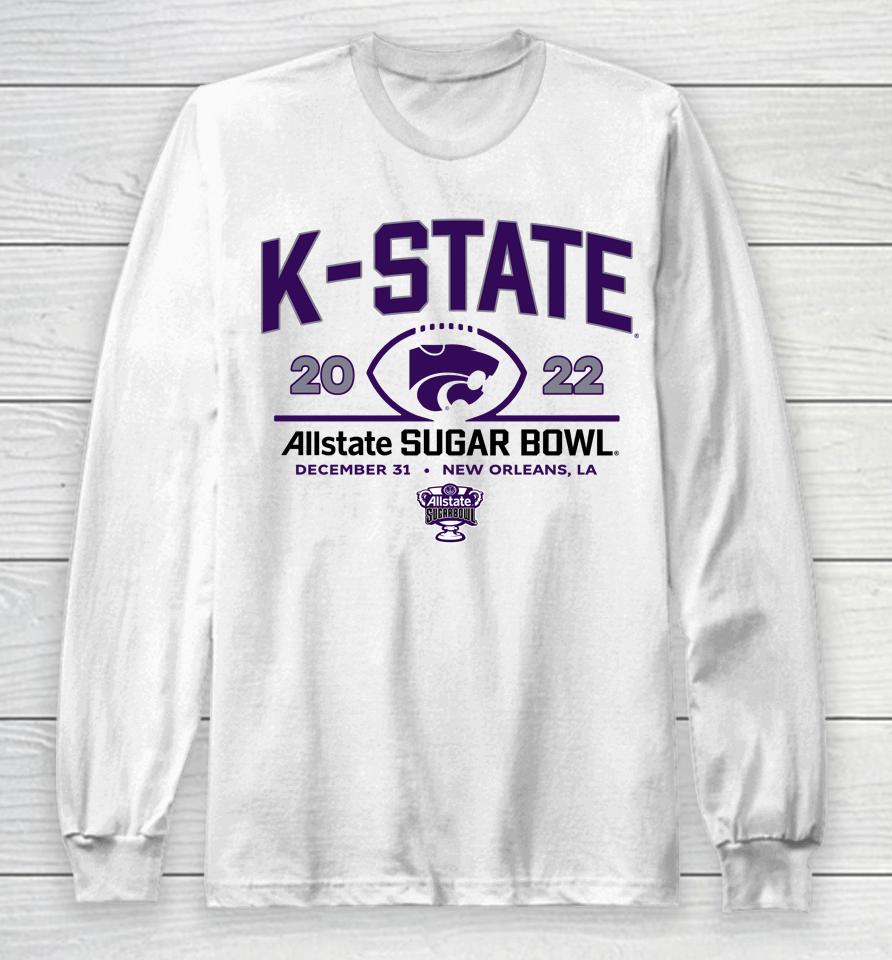 Allstate Sugar Bowl 2022 K State Team Logo Long Sleeve T-Shirt