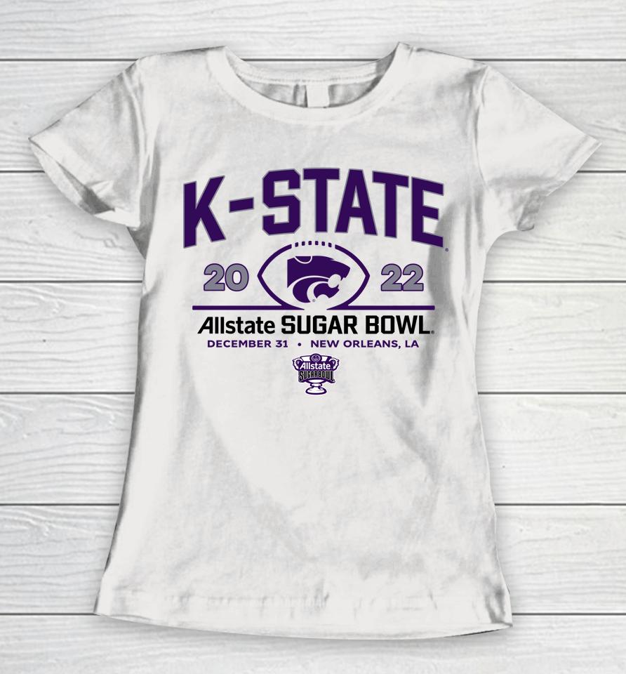 Allstate Sugar Bowl 2022 K State Team Logo Women T-Shirt