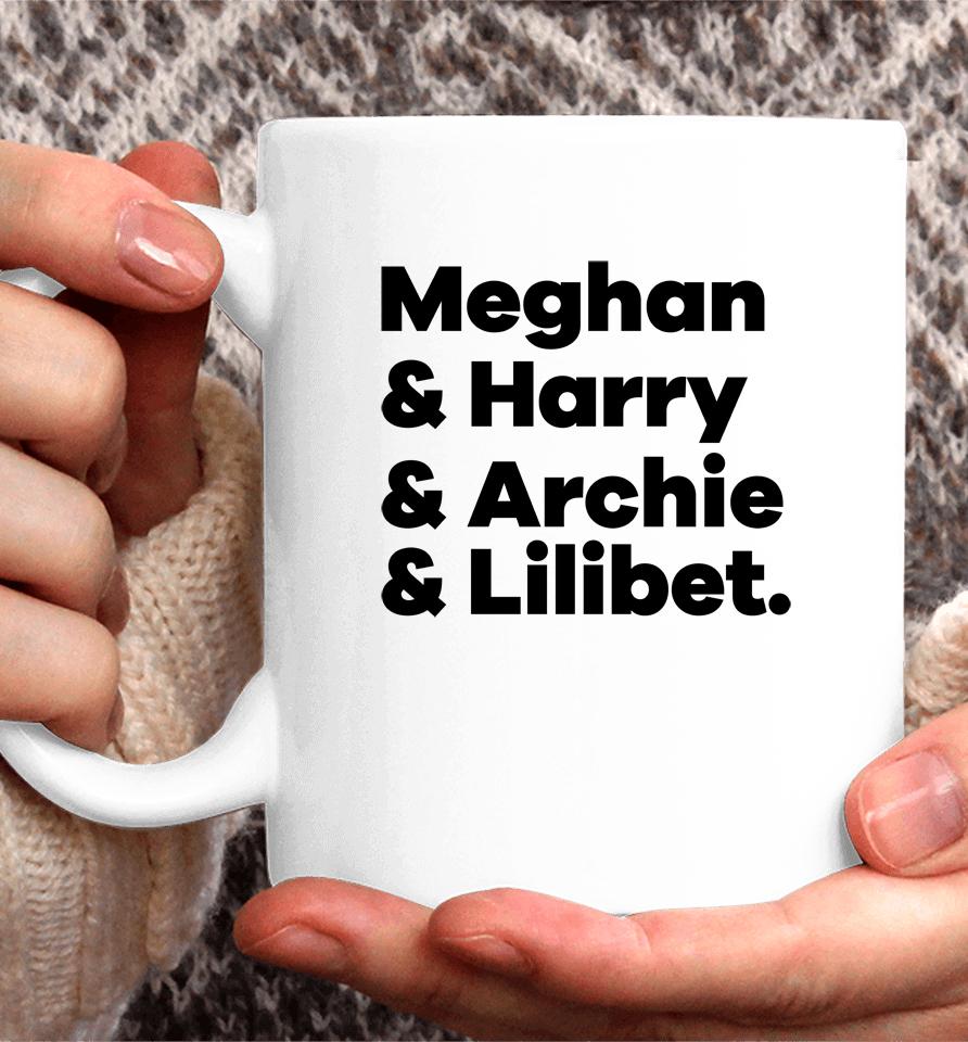 Ally M Meghan And Harry And Archie And Lilibet Coffee Mug