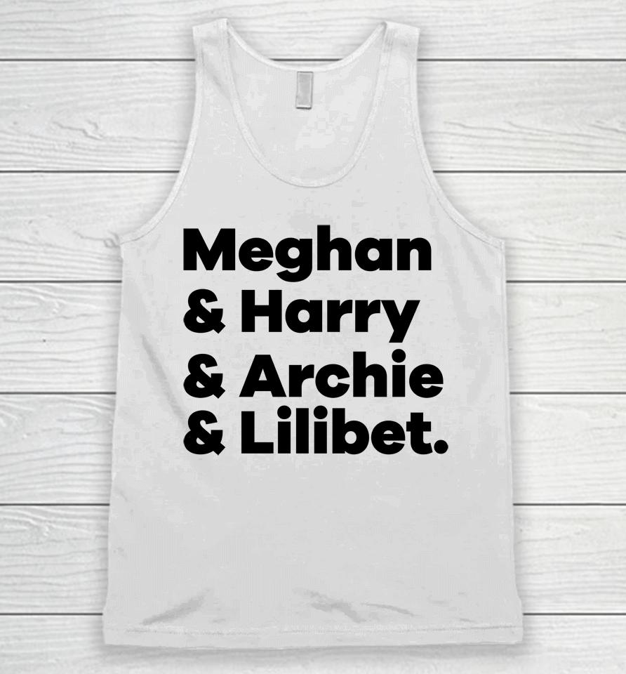 Ally M Meghan And Harry And Archie And Lilibet Unisex Tank Top