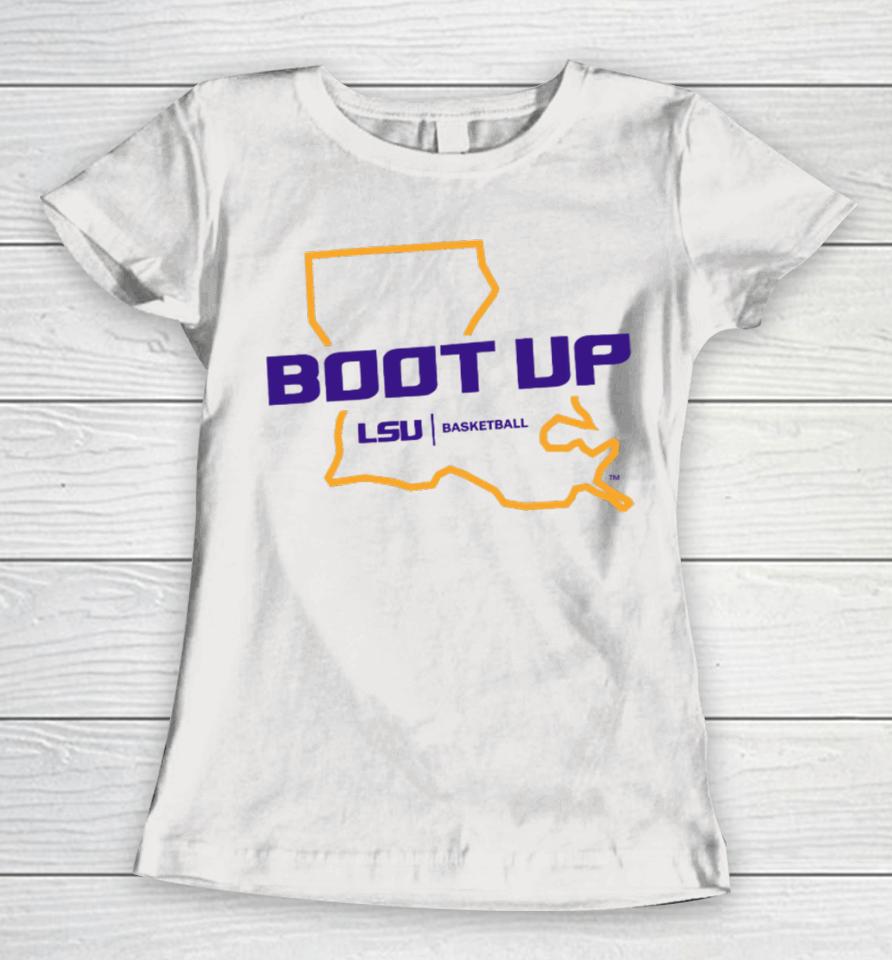 Alumnihall Store Lsu Bayou Apparel Boot Up Basketball Women T-Shirt