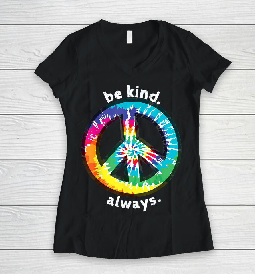 Always Be Kind Women V-Neck T-Shirt