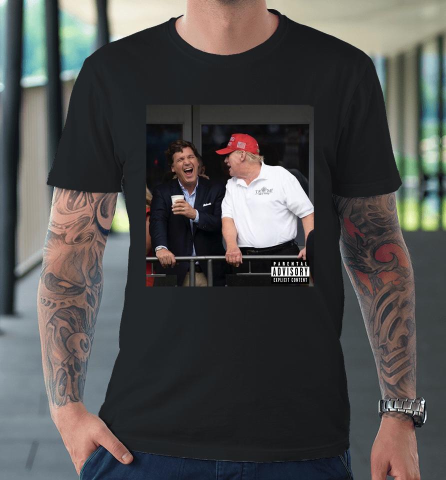 Alx Wearing Tucker Carlson And Trump Premium T-Shirt