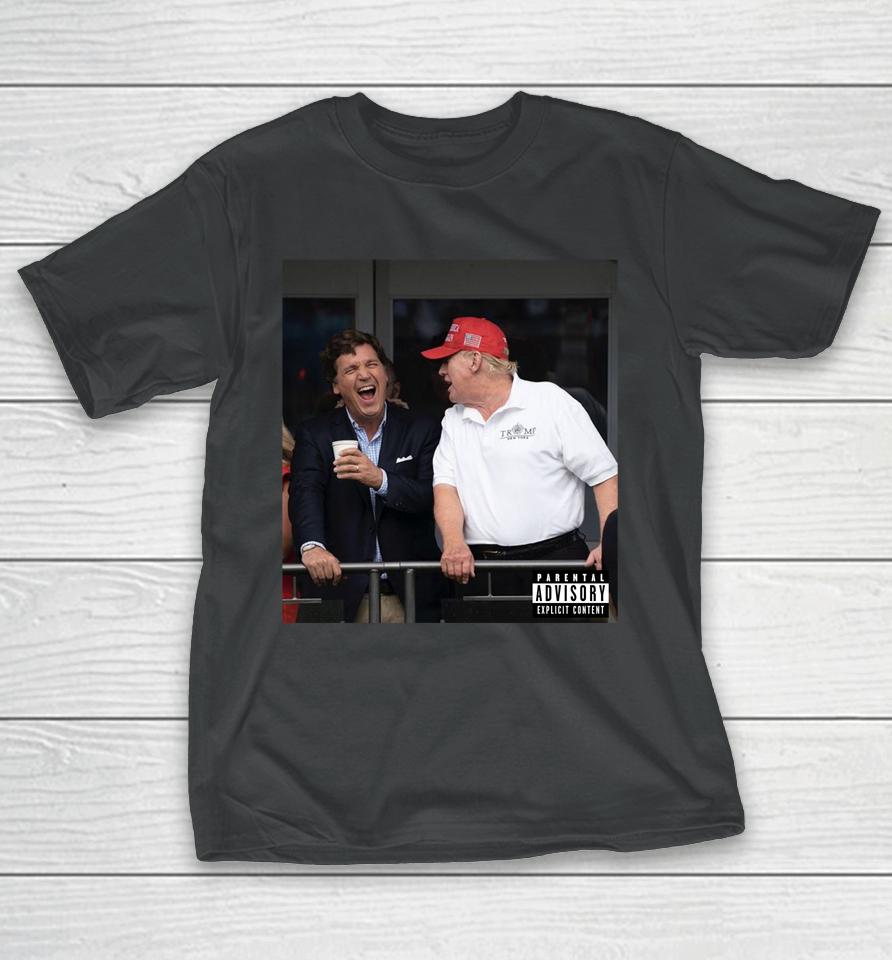 Alx Wearing Tucker Carlson And Trump T-Shirt