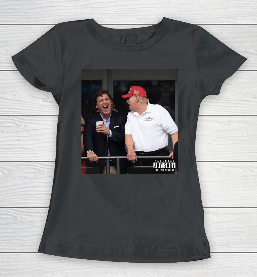 Alx Wearing Tucker Carlson And Trump Women T-Shirt