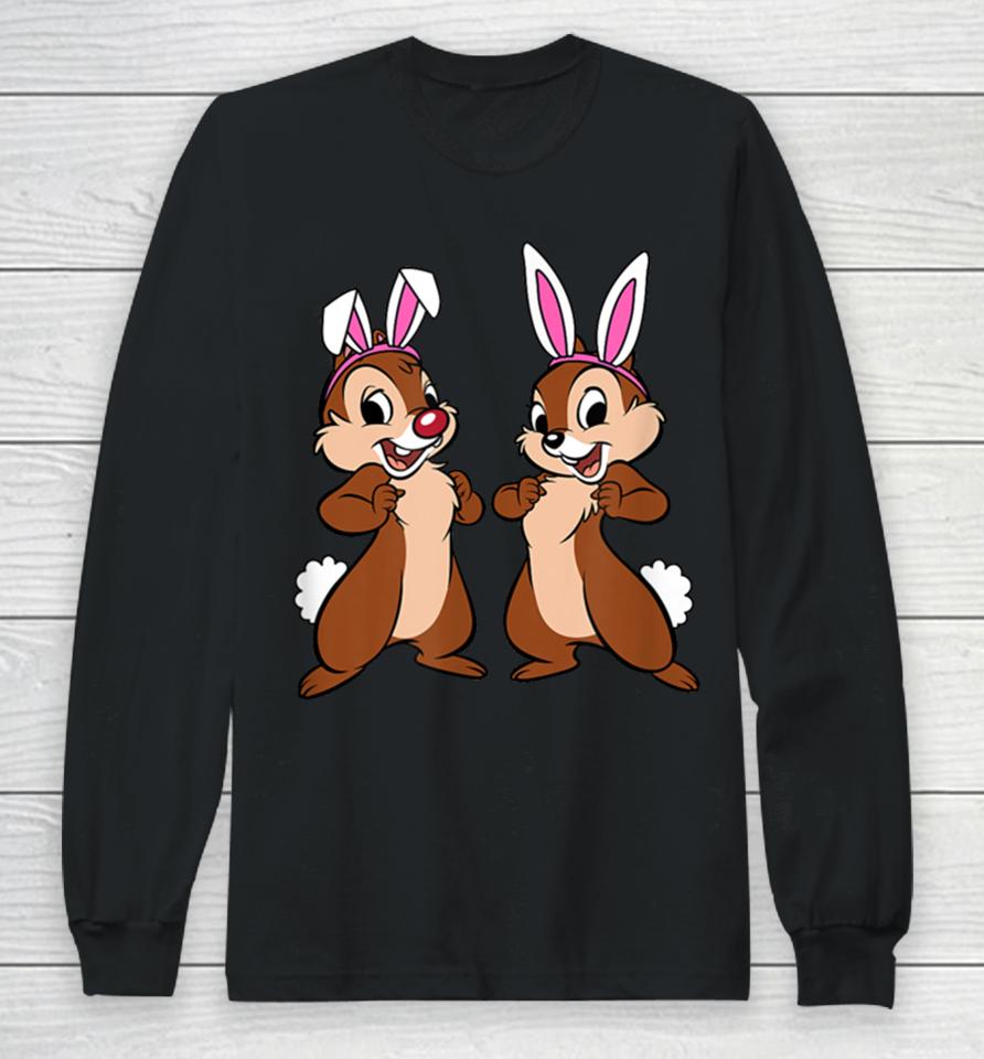 Amazon Essentials Disney Chip ‘N’ Dale Spring Easter Bunny Ears Long Sleeve T-Shirt