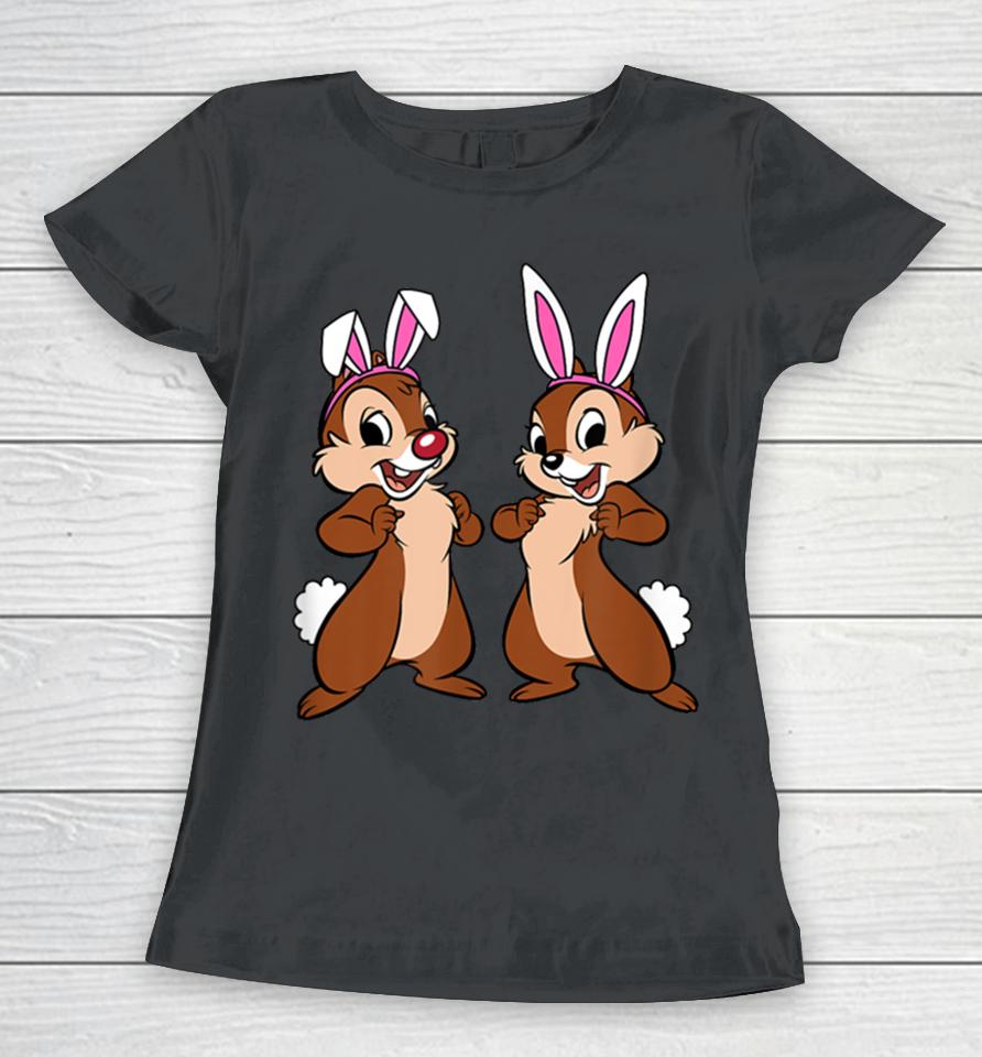 Amazon Essentials Disney Chip ‘N’ Dale Spring Easter Bunny Ears Women T-Shirt