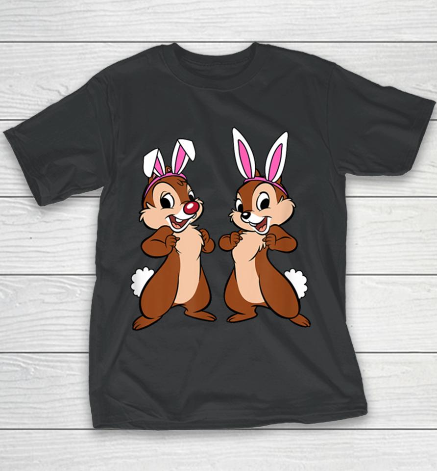 Amazon Essentials Disney Chip ‘N’ Dale Spring Easter Bunny Ears Youth T-Shirt