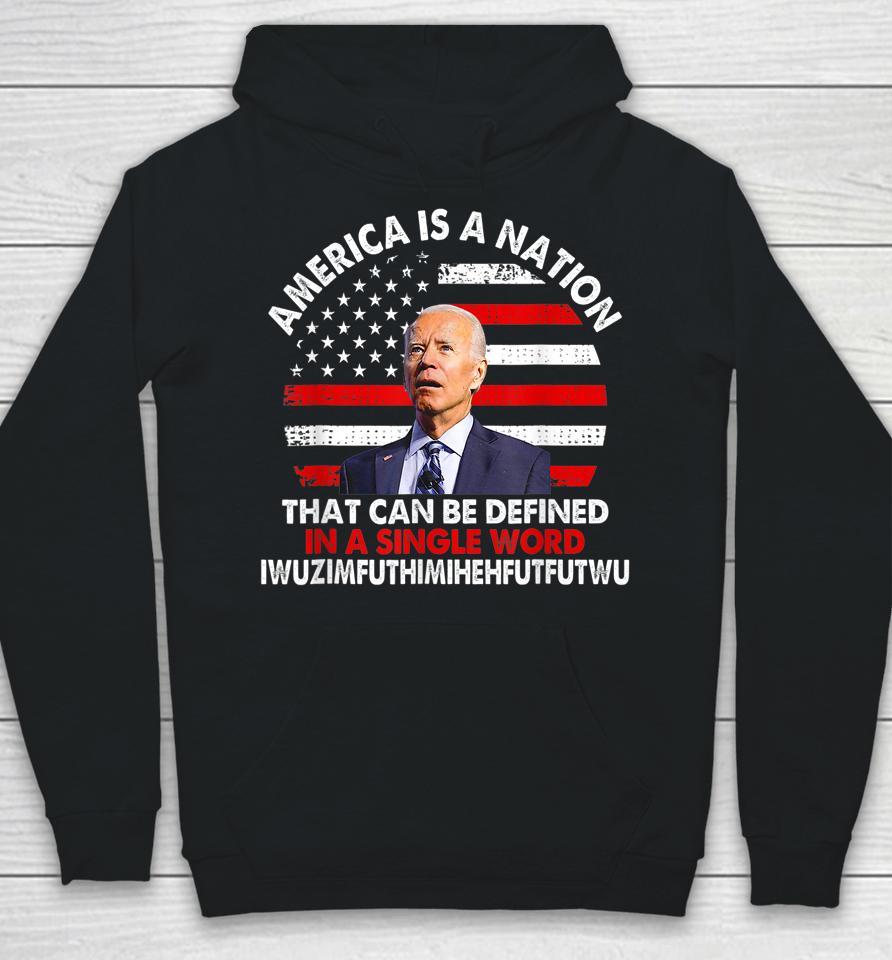 America Is A Nation That Can Be Defined In Single Word Biden Hoodie