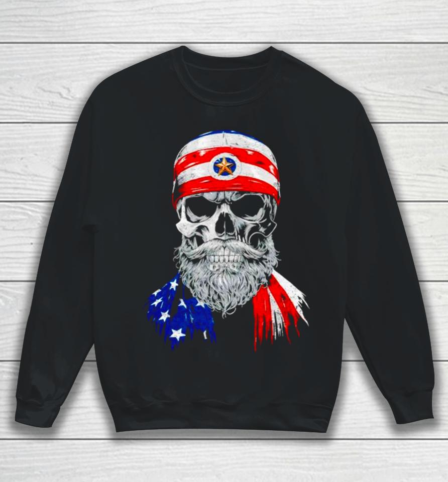 American Death Dealer Usa Flag Sweatshirt