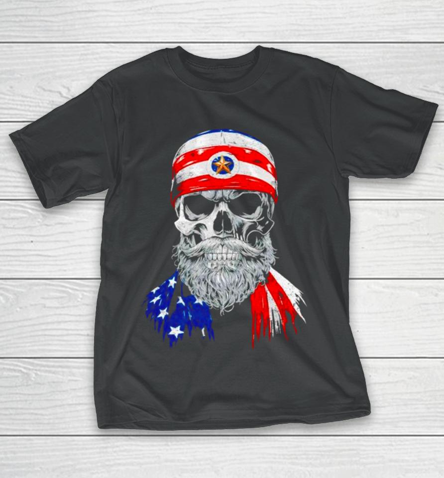 American Death Dealer Usa Flag T-Shirt