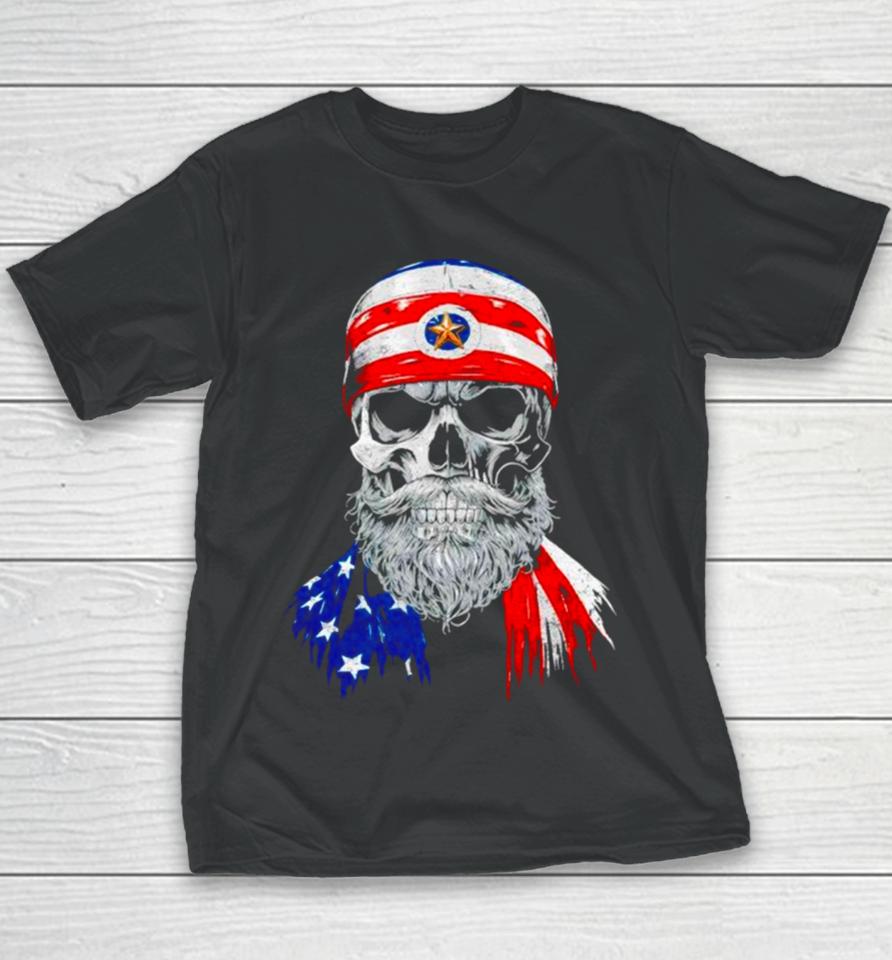 American Death Dealer Usa Flag Youth T-Shirt