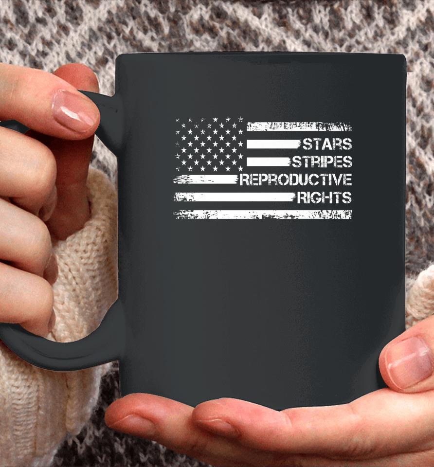 American Flag 4Th Of July Stars Stripes Reproductive Rights Coffee Mug