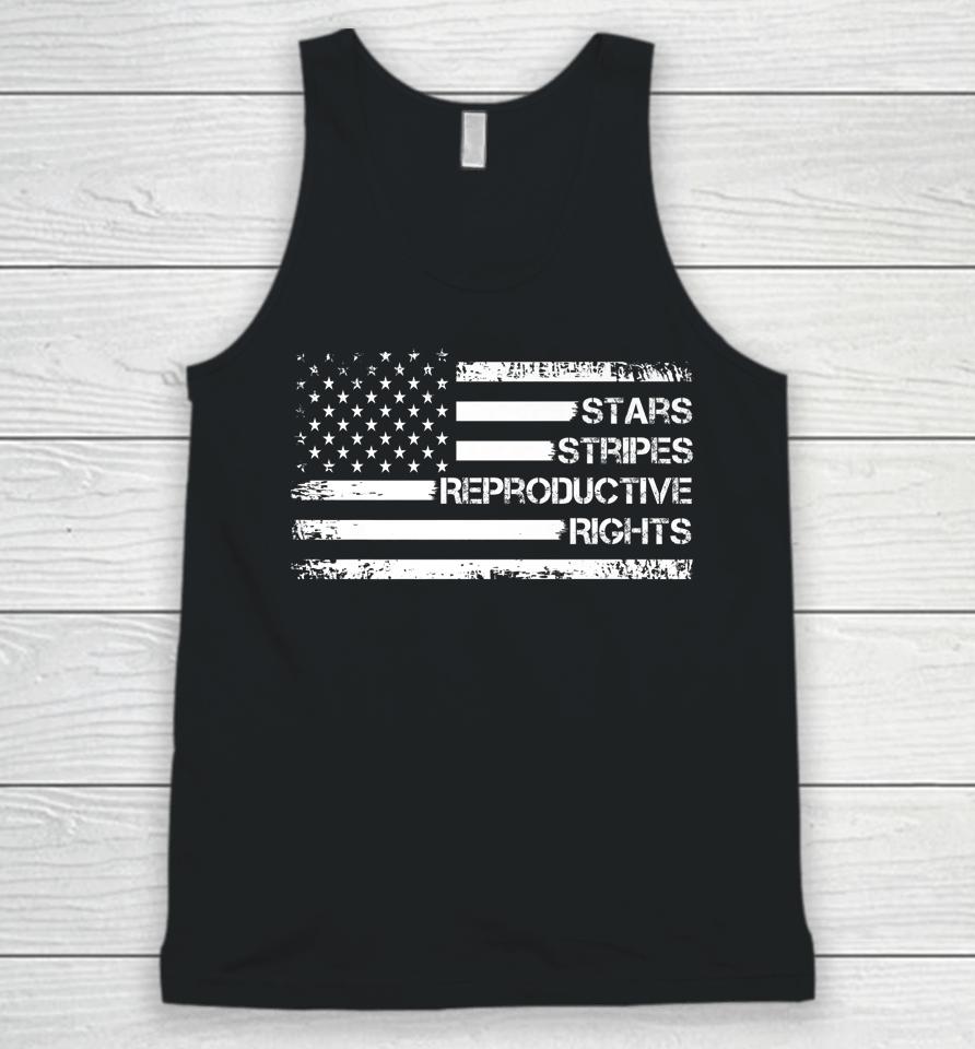 American Flag 4Th Of July Stars Stripes Reproductive Rights Unisex Tank Top