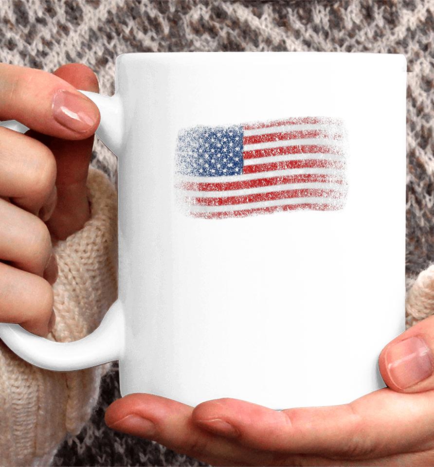 American Flag T-Shirt Men Women 4Th Of July Vintage Usa Flag Coffee Mug