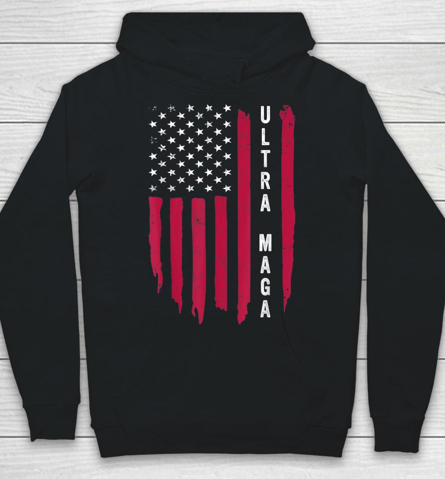 American Flag Ultra Maga Hoodie