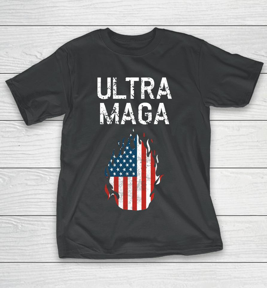 American Flag Vintage Ultra Maga T-Shirt